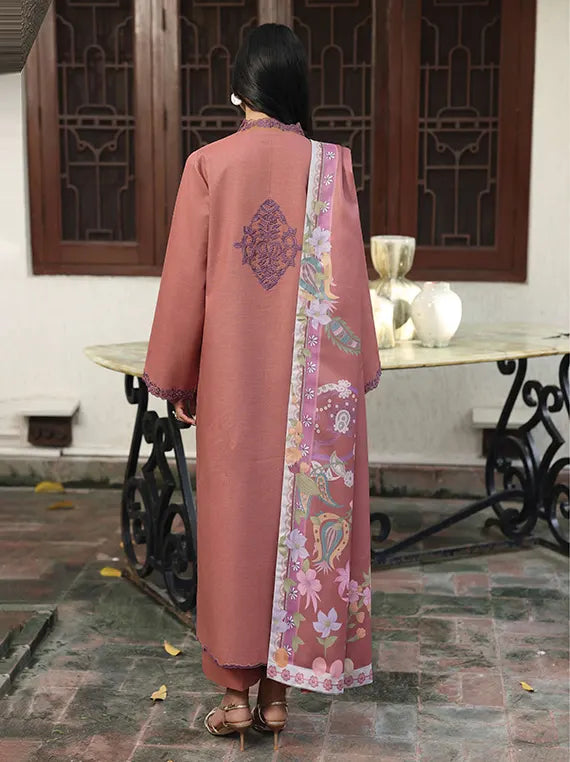 THE HEIRLOOM by Seran Unstitched Khaddar Collection'26 (RIELLE D-09)
