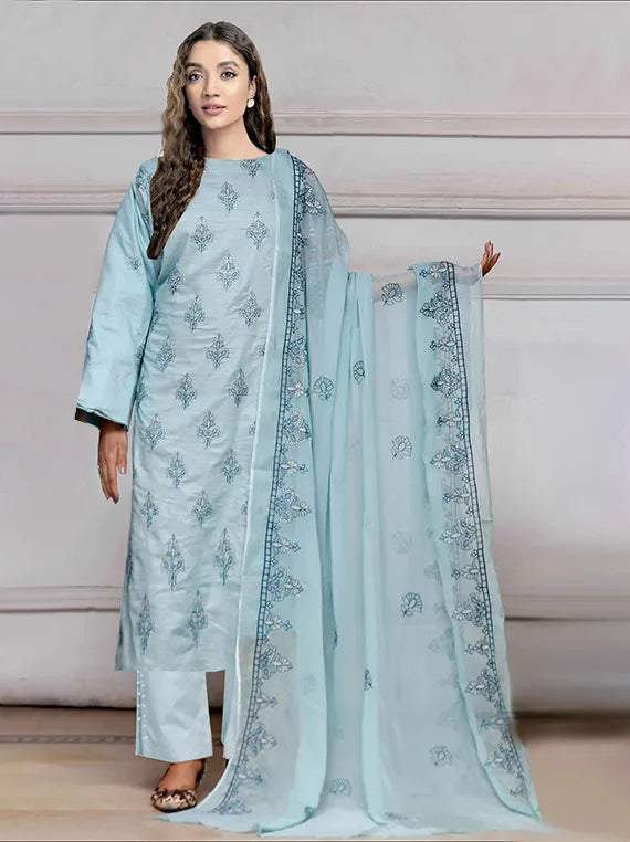 Tabeer Colour Um Embroidered Lawn Collection 2025 (D-8014)