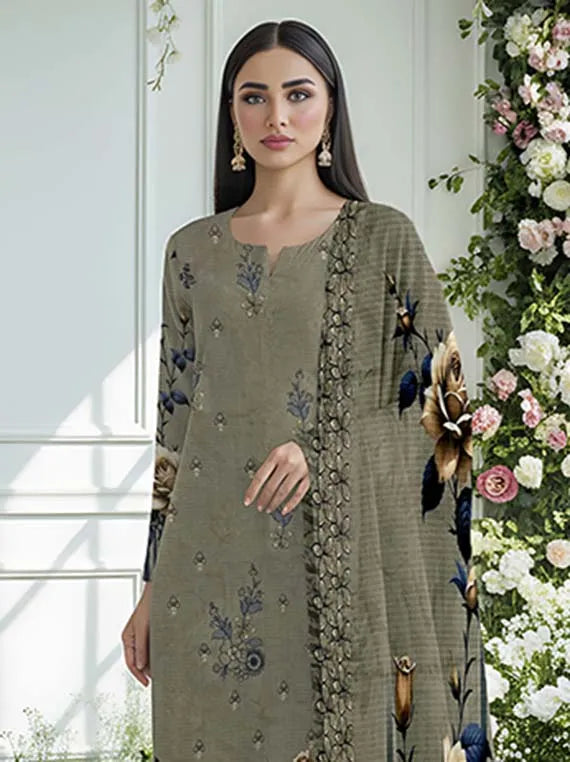 Tanzila EMB Bana Dora Linen Collection 2025 By Bin Atta (D-02)