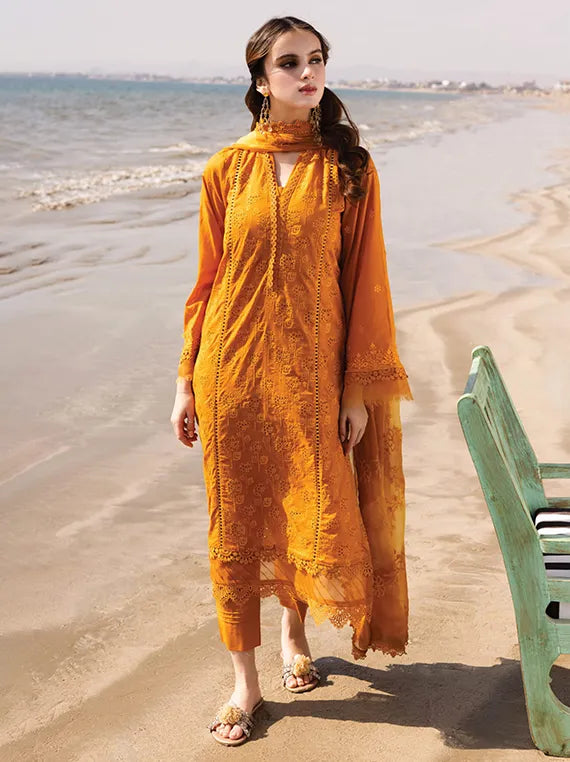 Tehzeeb Chikankari Lawn Collection 2025 by Riaz Arts (TL-425)