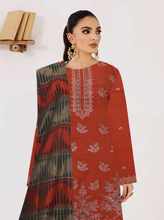 Tehzeeb Embroidered Dhanak Collection 2024 By Bin Ilyas (D-02)