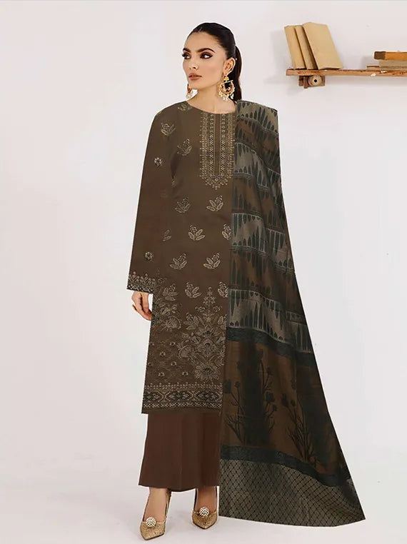 Tehzeeb Embroidered Dhanak Collection 2024 By Bin Ilyas (D-03)