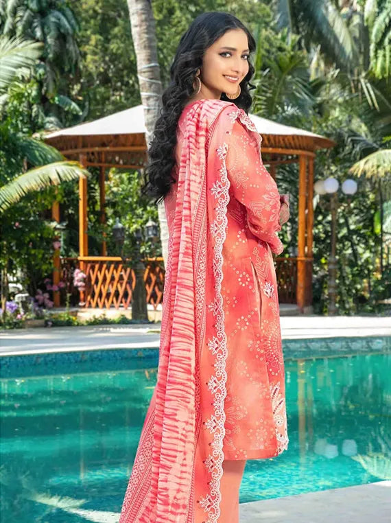 Thamina Embroidered Lawn Collection 2025 by Tawakkal Fabrics (D-1199)