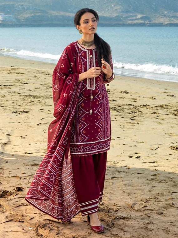 The Chunri by Gul Ahmed Lawn Collection 2026 (CL-52180B)