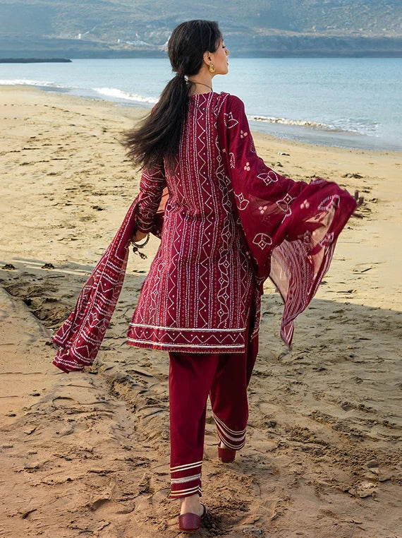 The Chunri by Gul Ahmed Lawn Collection 2026 (CL-52180B)