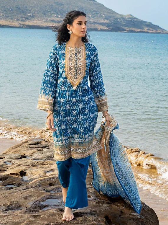 The Chunri by Gul Ahmed Lawn Collection 2026 (CL-62022A)