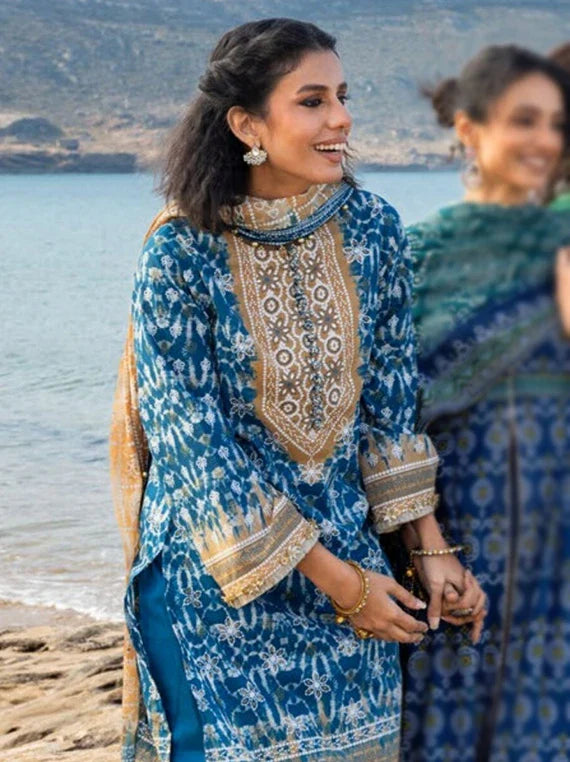 The Chunri by Gul Ahmed Lawn Collection 2026 (CL-62022A)