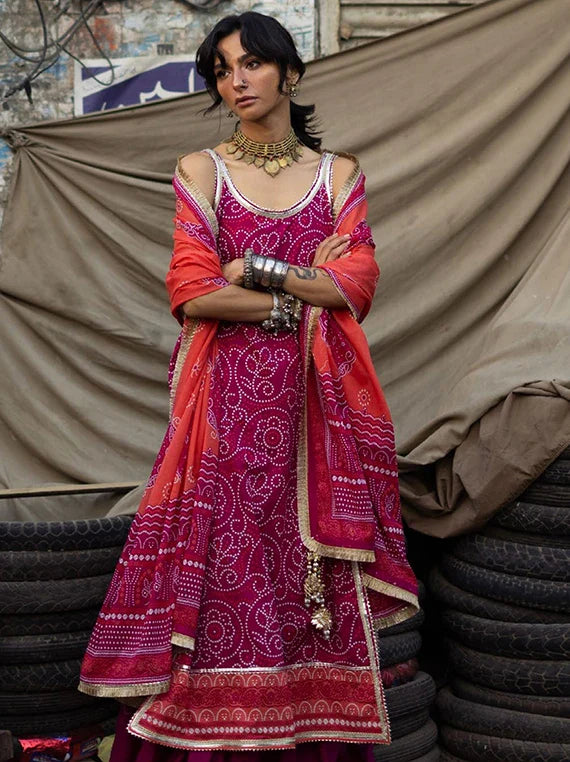 The Chunri by Gul Ahmed Lawn Collection 2026 (CL-62024A)