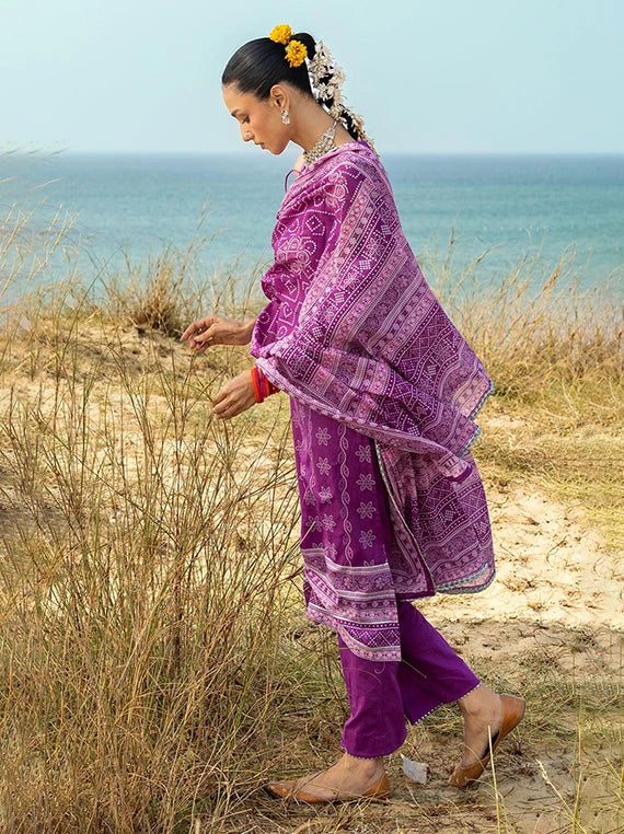 The Chunri by Gul Ahmed Lawn Collection 2026 (CL-62026A)