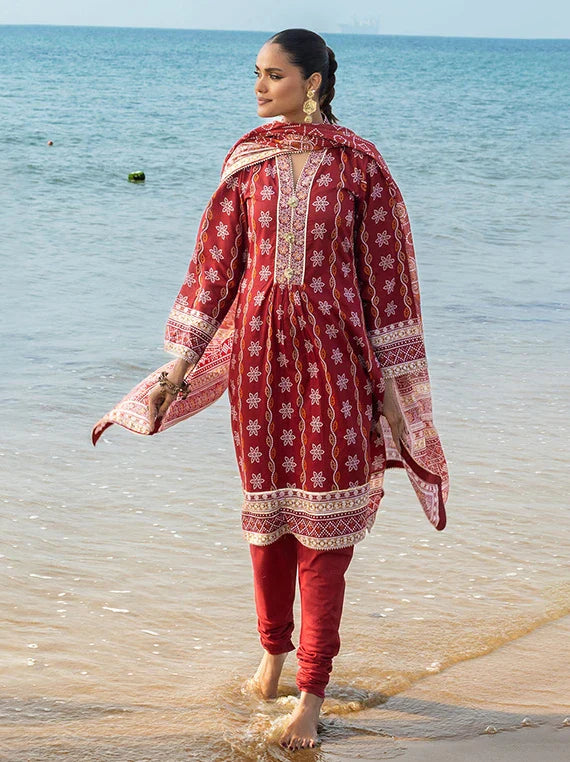 The Chunri by Gul Ahmed Lawn Collection 2026 (CL-62026B)
