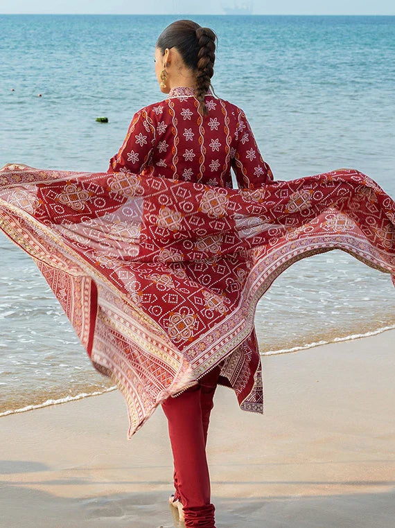 The Chunri by Gul Ahmed Lawn Collection 2026 (CL-62026B)