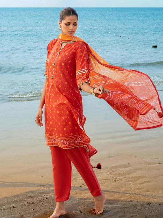 The Chunri by Gul Ahmed Lawn Collection 2026 (CL-62031A)