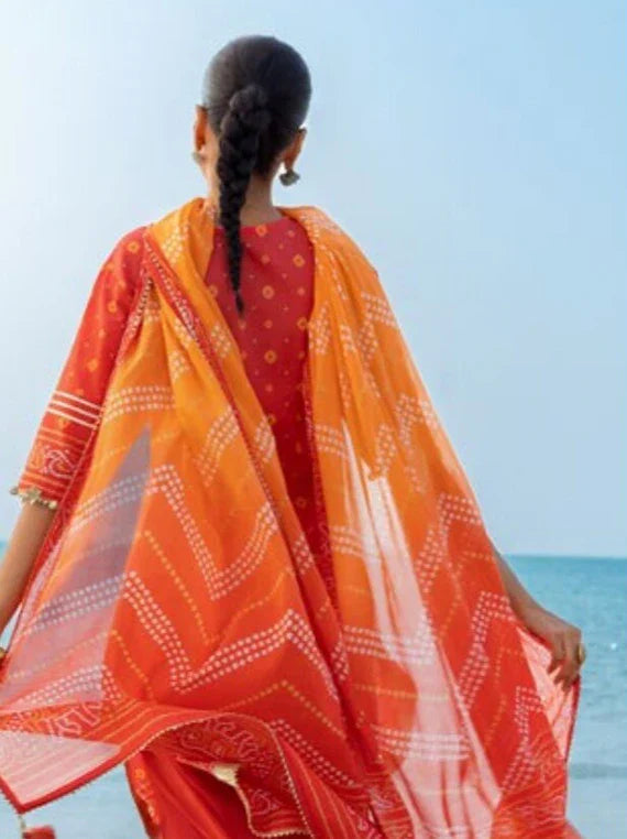 The Chunri by Gul Ahmed Lawn Collection 2026 (CL-62031A)