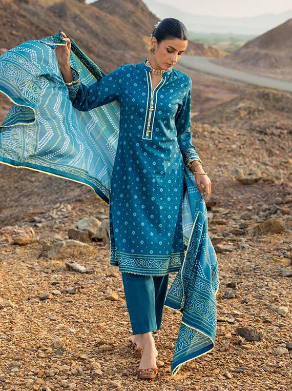 The Chunri by Gul Ahmed Lawn Collection 2026 (CL-62031B)
