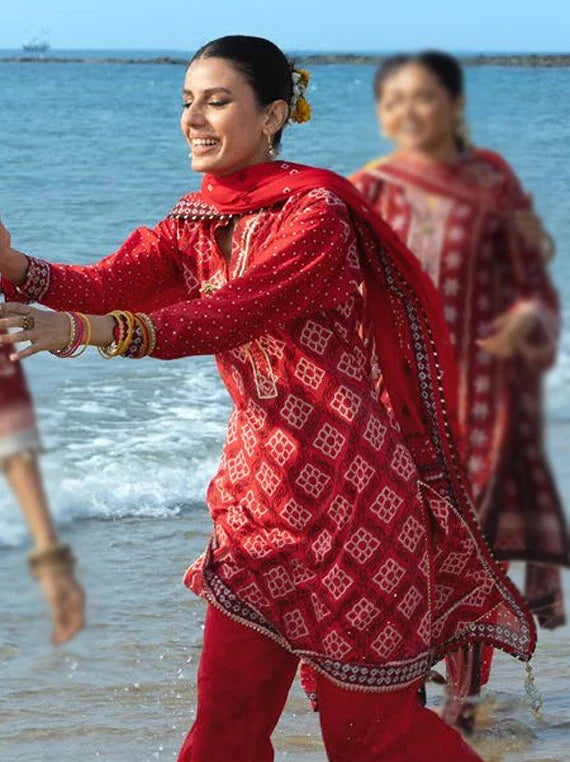 The Chunri by Gul Ahmed Lawn Collection 2026 (CL-62032B)