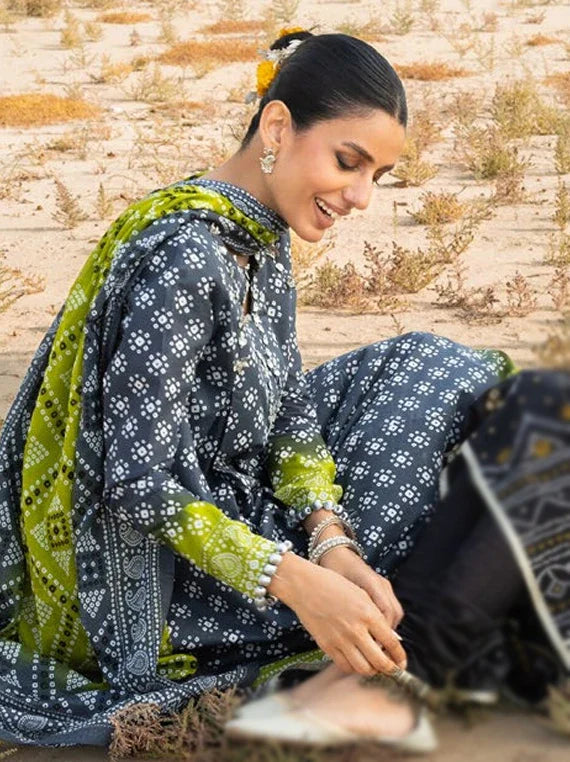 The Chunri by Gul Ahmed Lawn Collection 2026 (CL-62109A)