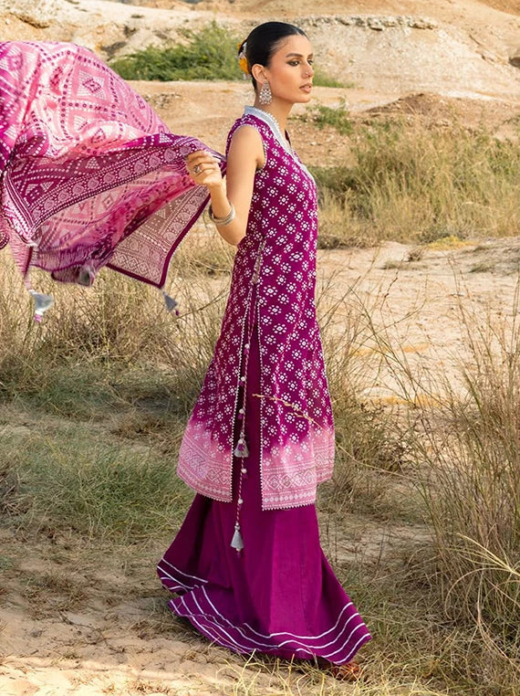 The Chunri by Gul Ahmed Lawn Collection 2026 (CL-62109B)