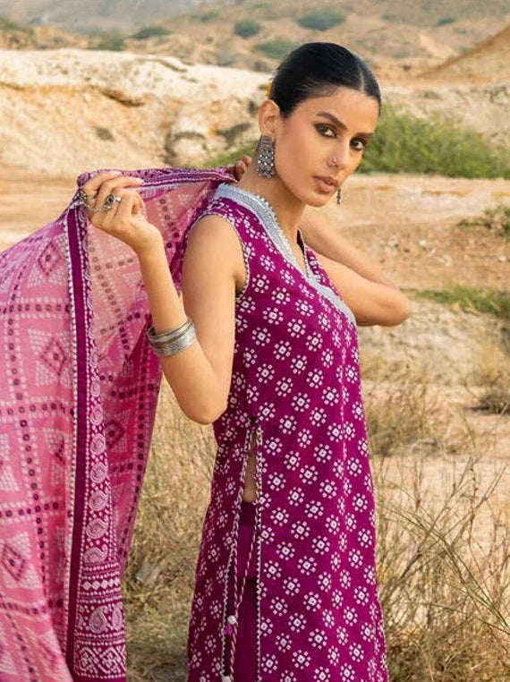 The Chunri by Gul Ahmed Lawn Collection 2026 (CL-62109B)