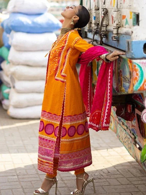 The Chunri by Gul Ahmed Lawn Collection 2026 (CL-62173A)