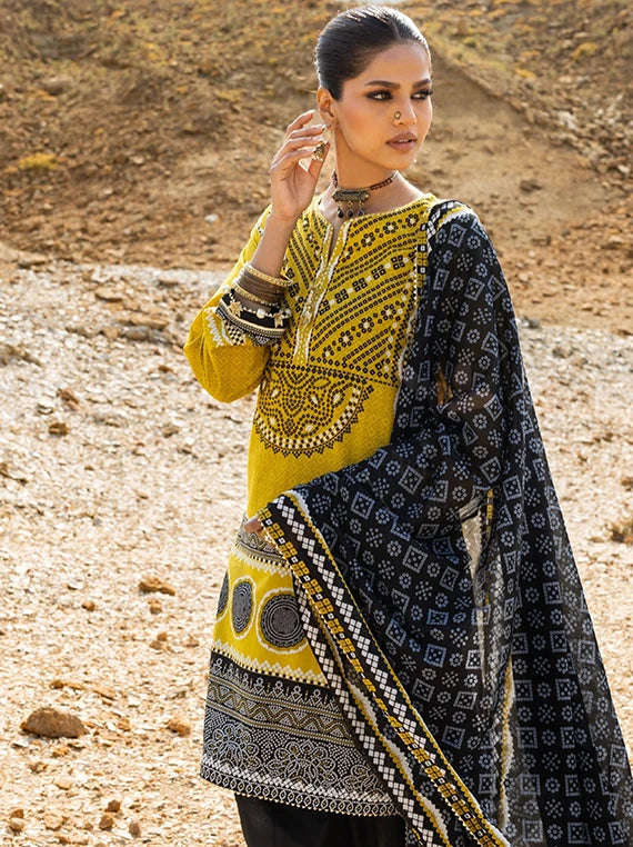 The Chunri by Gul Ahmed Lawn Collection 2026 (CL-62173B)