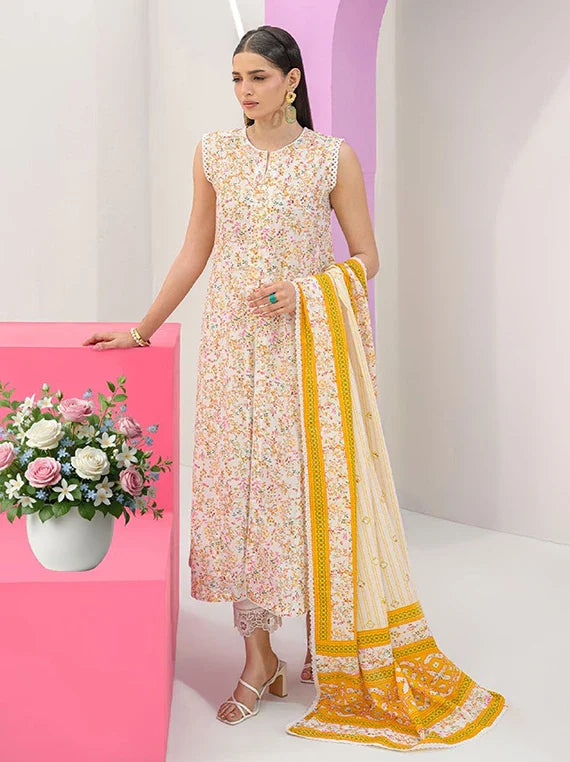 The Petal Diary by Gul Ahmed Lawn Collection 2026 (CL-62291A)