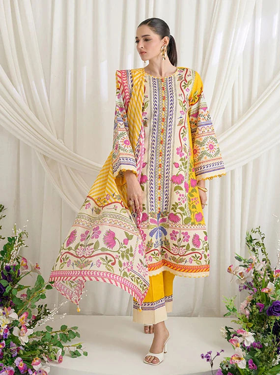 The Petal Diary by Gul Ahmed Lawn Collection 2026 (DB-62002)