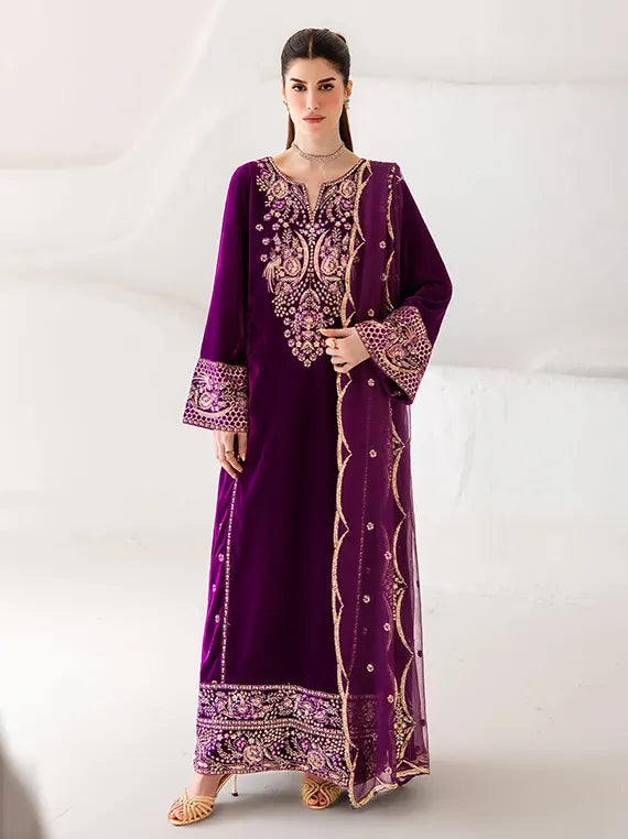 The Velvet Affair by Emaan Adeel Unstitched Collection'26 (05-MAELLE)