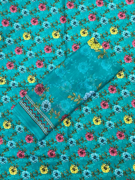 The Luxe 2Pc Digital Printed Lawn Collection 2025 (SH19-17)