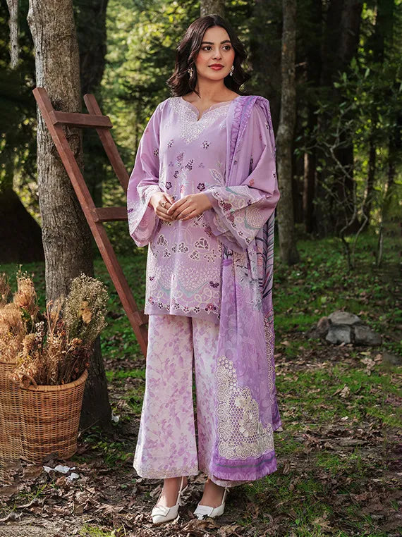 The Silent Pine Tale By Afsanah Embroidered Lawn Collection 2026 (AL-104)