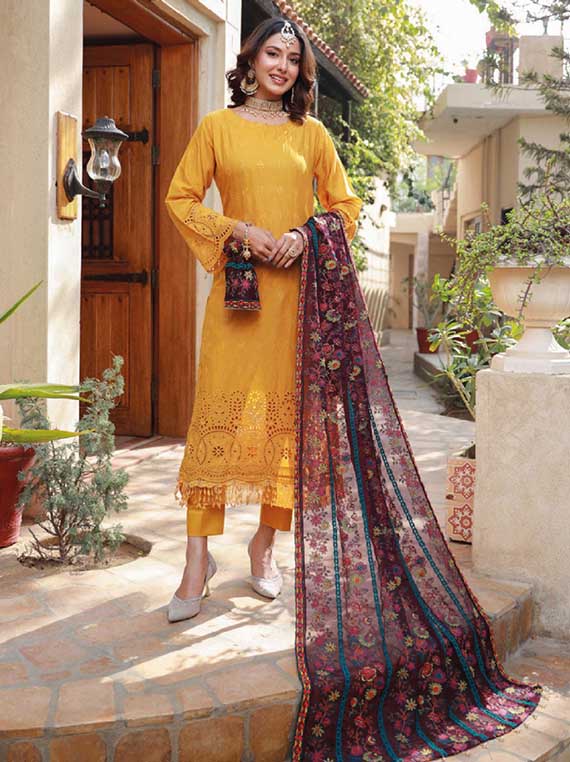 The Ultimate Luxury Lawn Collection 2025 (SDH24MEL-03)