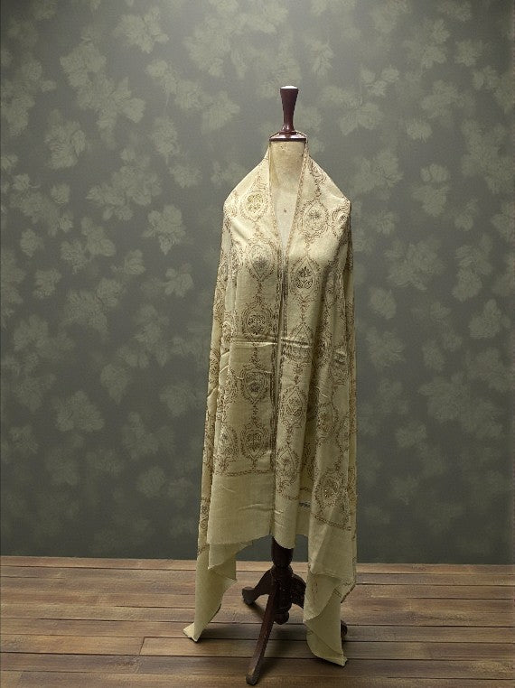 Thread Work Tila & Stone Wool Shawl Edit 2025 DS2503 (25DS03-06)