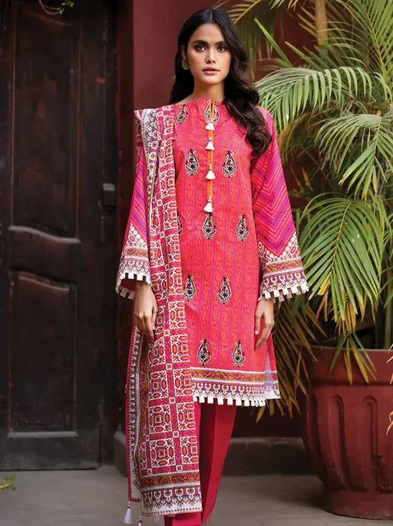 Threads of Summer Lawn Collection 2025 (OTL-21-011 Pink)