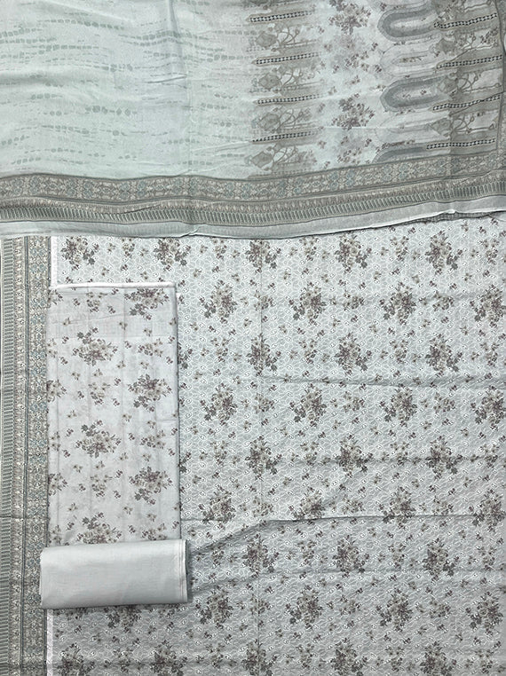 Three Piece Chikankari Lawn Collection 2025 (DA20-01)