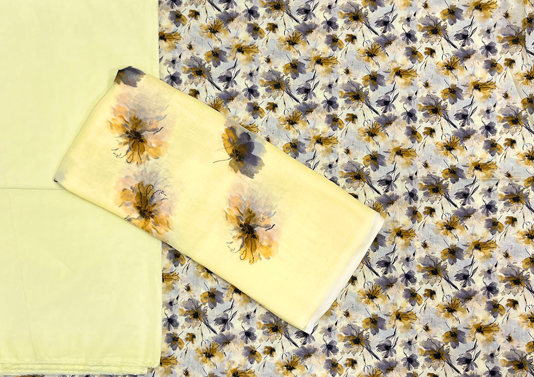 Trendy Blossom 3PC Lawn Edit25 Vol-CQ03 (CQ03-15)