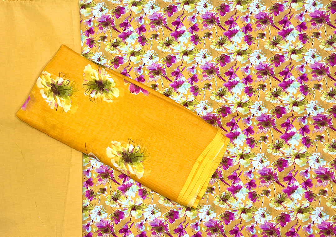 Trendy Blossom 3PC Lawn Edit25 Vol-CQ03 (CQ03-30)
