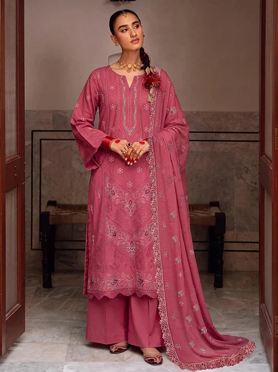 Tulip by Floral Chamki Embroidered Unstitched Collection'26 V-4431 (D-02)