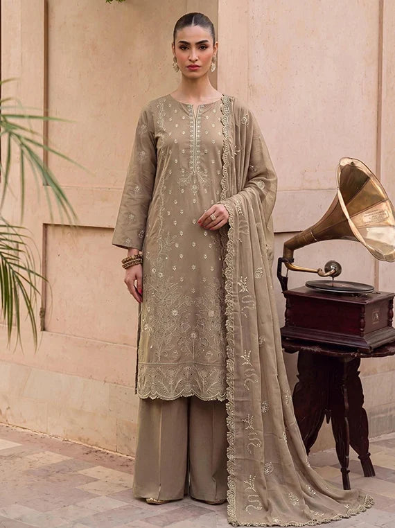 Tulip by Floral Chamki Embroidered Unstitched Collection'26 V-4431 (D-04)