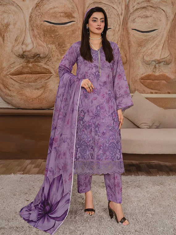 Twilight by Zara Meer Lawn Collection 2026 Vol-401 (D-01)