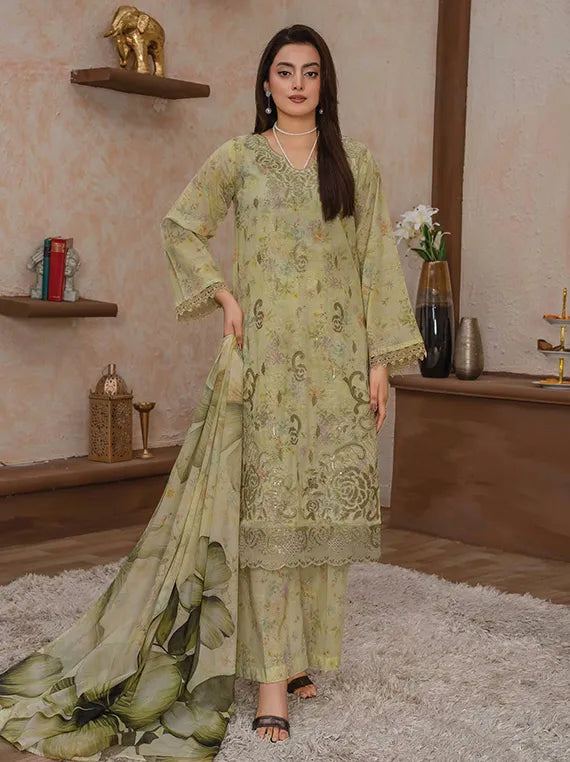 Twilight by Zara Meer Lawn Collection 2026 Vol-401 (D-04)