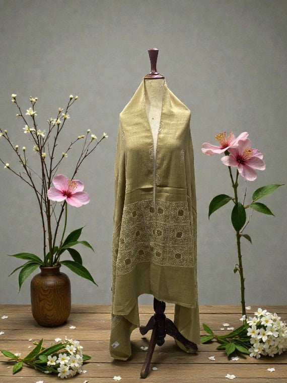 Ultra Soft Embroidery Tila Work Wool Shawl Edit 2025 DS2514 (25DS14-07)