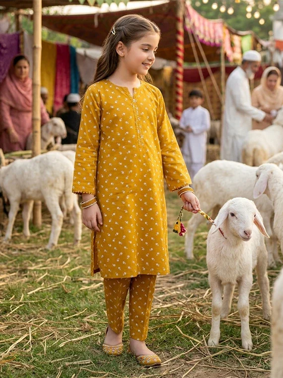 Unstitch Baby Girl EID Printed Lawn Edit 26 Vol-FA44 (D-03)