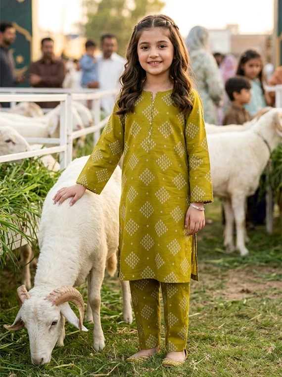 Unstitch Baby Girl EID Printed Lawn Edit 26 Vol-FA44 (D-04)