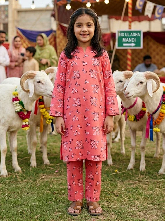 Unstitch Baby Girl EID Printed Lawn Edit 26 Vol-FA44 (D-11)