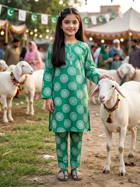 Unstitch Baby Girl EID Printed Lawn Edit 26 Vol-FA44 (D-12)