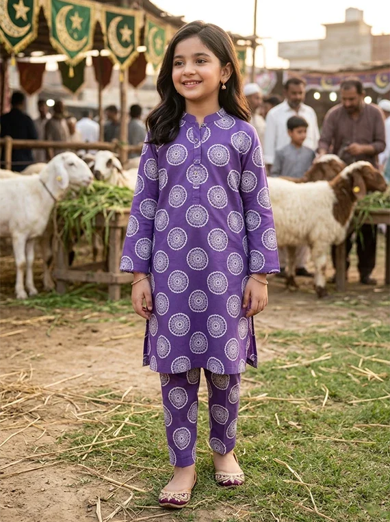Unstitch Baby Girl EID Printed Lawn Edit 26 Vol-FA44 (D-14)
