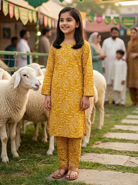 Unstitch Baby Girl EID Printed Lawn Edit 26 Vol-FA44 (D-17)
