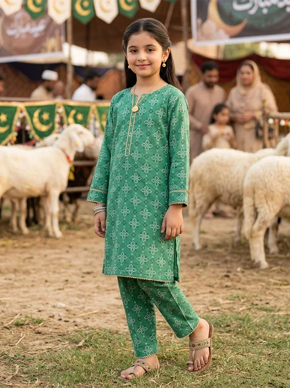 Unstitch Baby Girl EID Printed Lawn Edit 26 Vol-FA44 (D-18)