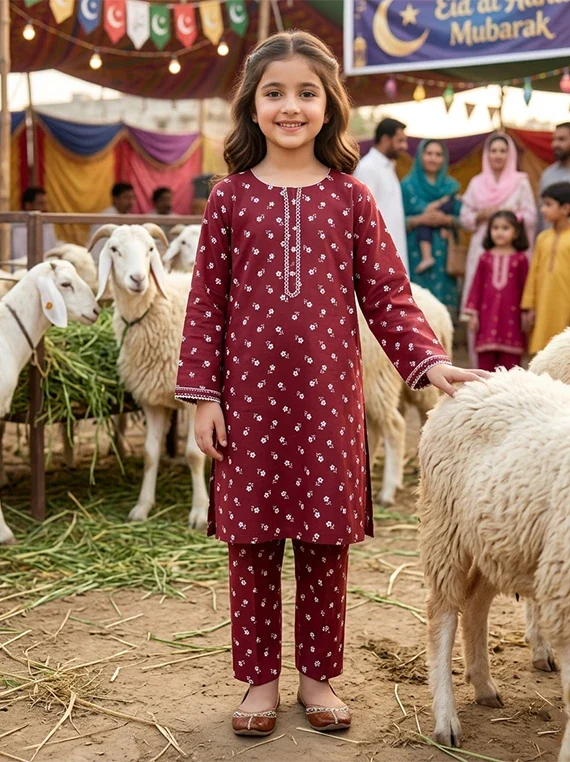 Unstitch Baby Girl EID Printed Lawn Edit 26 Vol-FA44 (D-19)