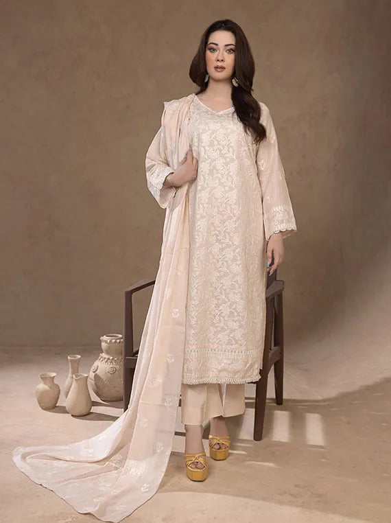 Uraan Embroidered Lawn Collection 2024 By Manizay (M-07)