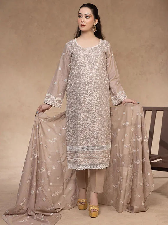 Uraan Embroidered Lawn Collection 2024 By Manizay (M-08)